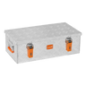 ALUBOX Riffelblech silber 1.5mm Stärke - Größenwahl: 36L - 625 x 345 x 200
