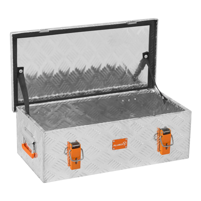 ALUBOX Riffelblech silber 1.5mm Stärke - Größenwahl