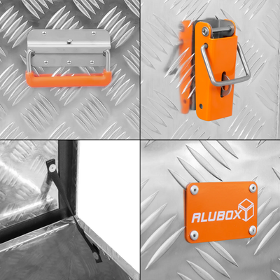 ALUBOX Riffelblech silber 1.5mm Stärke - Größenwahl