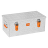 ALUBOX Riffelblech silber 1.5mm Stärke - Größenwahl: 45L - 625 x 345 x 250