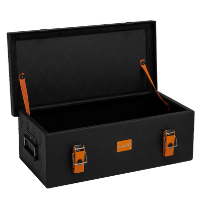 ALUBOX Riffelblech 1.5mm Stärke Schwarz - Größenwahl