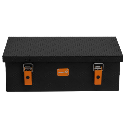 ALUBOX Riffelblech 1.5mm Stärke Schwarz - Größenwahl