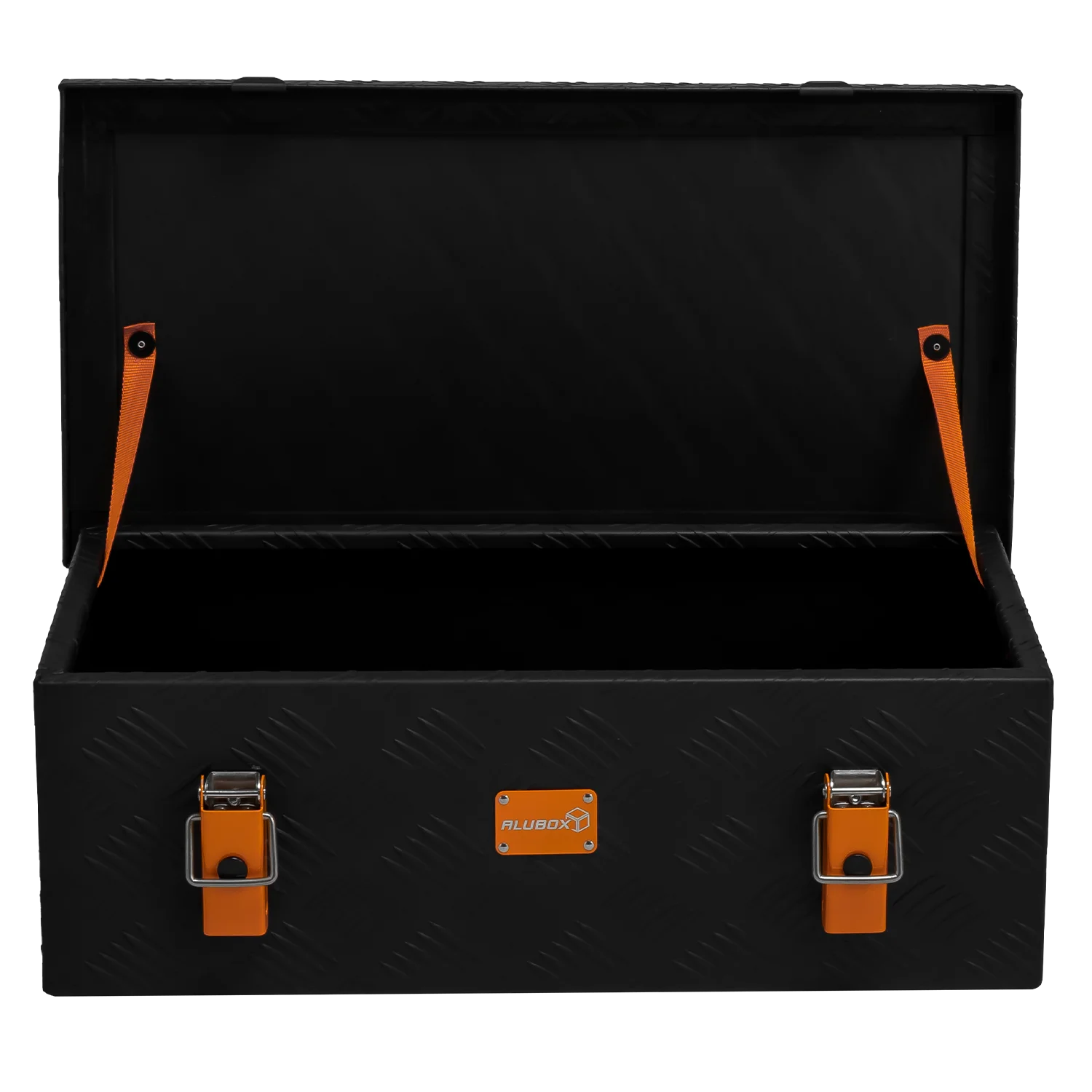 ALUBOX Riffelblech 1.5mm Stärke Schwarz - Größenwahl