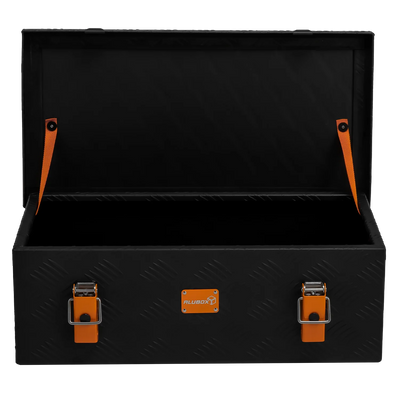 ALUBOX Riffelblech 1.5mm Stärke Schwarz - Größenwahl