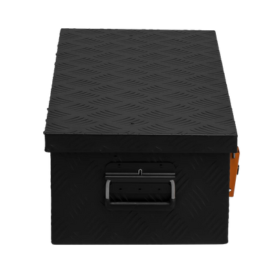 ALUBOX Riffelblech 1.5mm Stärke Schwarz - Größenwahl