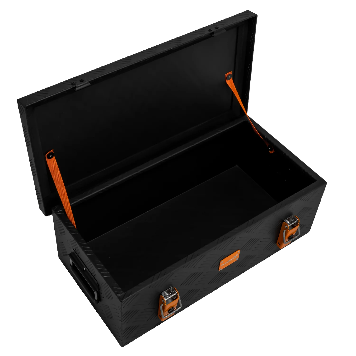ALUBOX Riffelblech 1.5mm Stärke Schwarz - Größenwahl