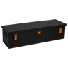 ALUBOX Riffelblech 1.5mm Stärke Schwarz - Größenwahl: 120L - 1180 x 400 x 305