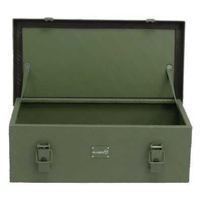 ALUBOX Riffelblech 1.5mm Stärke Olivgrün - Größenwahl
