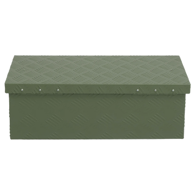 ALUBOX Riffelblech 1.5mm Stärke Olivgrün - Größenwahl