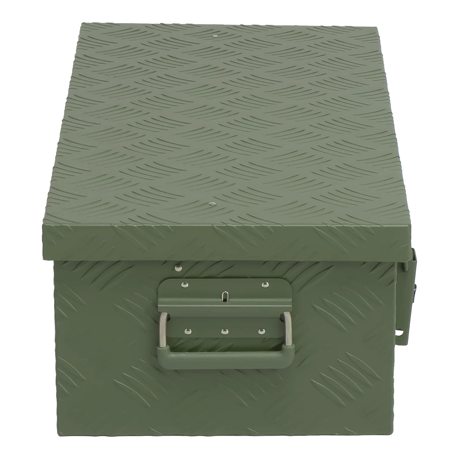 ALUBOX Riffelblech 1.5mm Stärke Olivgrün - Größenwahl