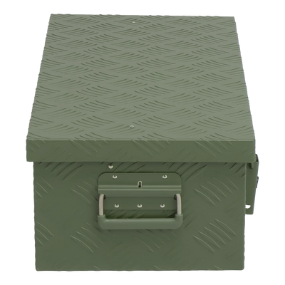 ALUBOX Riffelblech 1.5mm Stärke Olivgrün - Größenwahl