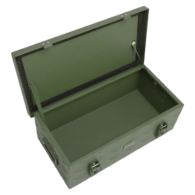 ALUBOX Riffelblech 1.5mm Stärke Olivgrün - Größenwahl