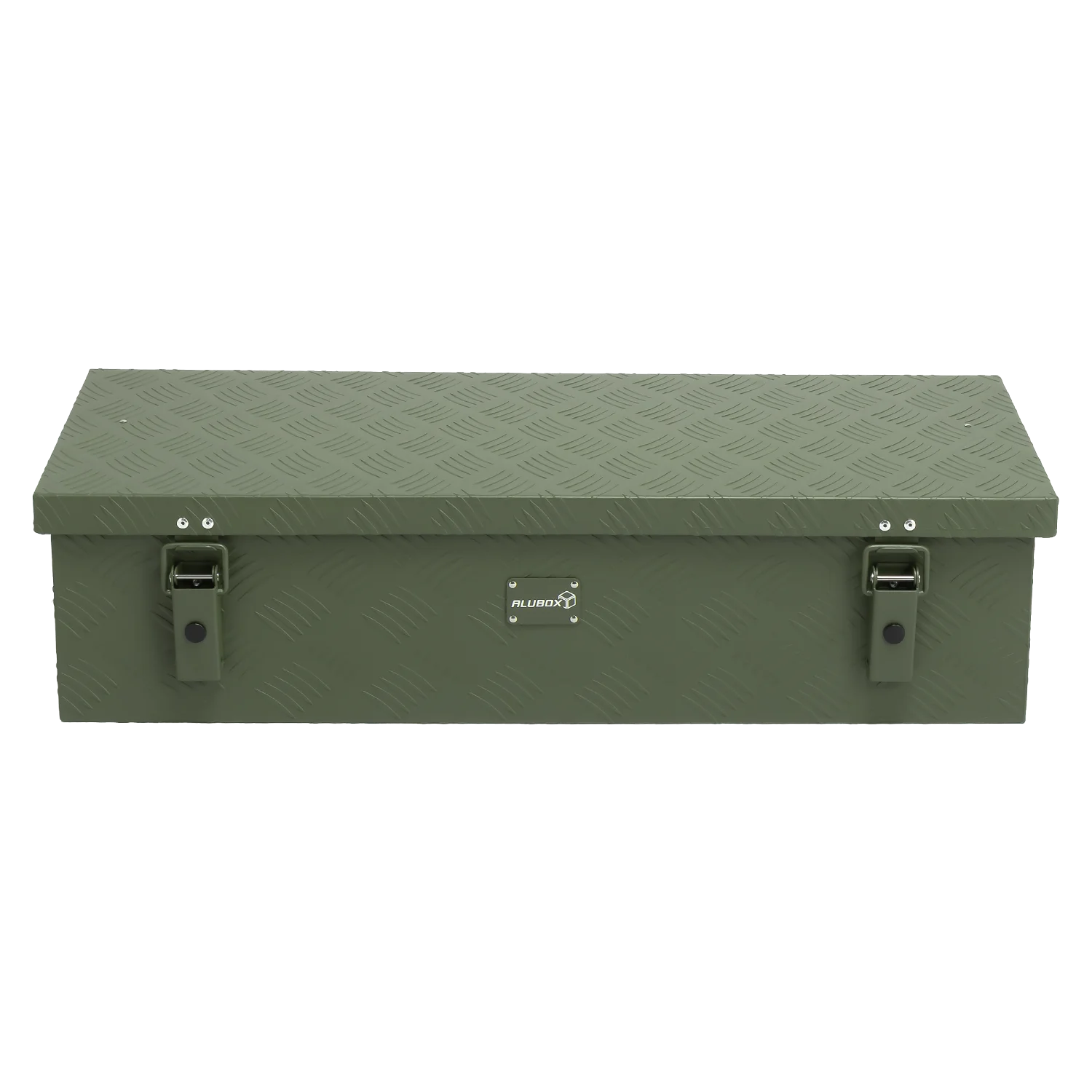 ALUBOX Riffelblech 1.5mm Stärke Olivgrün - Größenwahl