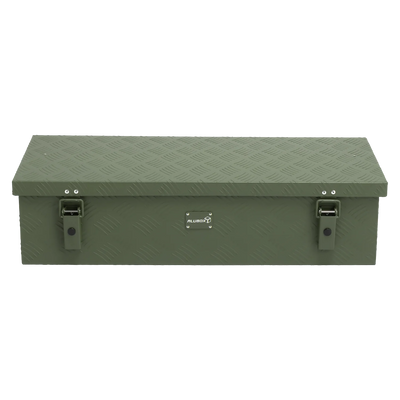 ALUBOX Riffelblech 1.5mm Stärke Olivgrün - Größenwahl