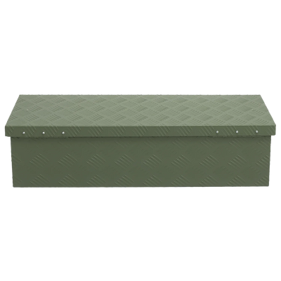 ALUBOX Riffelblech 1.5mm Stärke Olivgrün - Größenwahl
