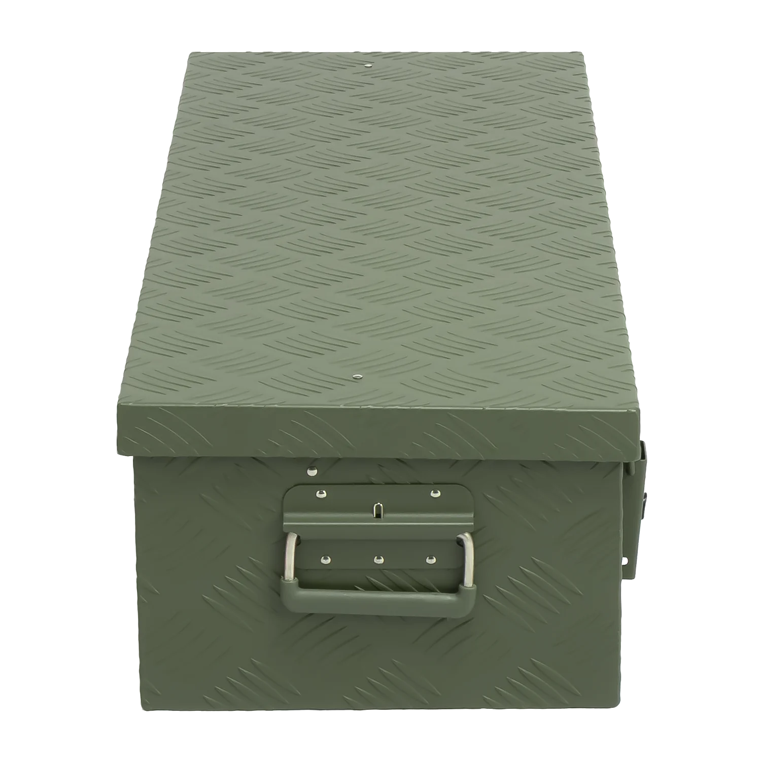 ALUBOX Riffelblech 1.5mm Stärke Olivgrün - Größenwahl