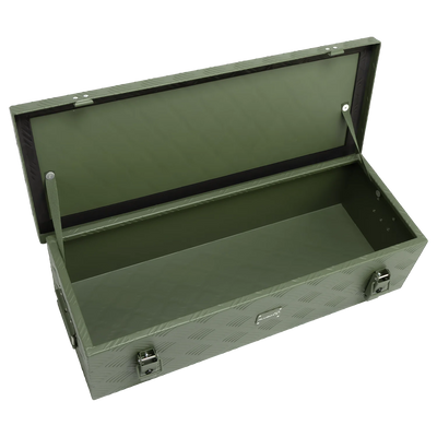 ALUBOX Riffelblech 1.5mm Stärke Olivgrün - Größenwahl