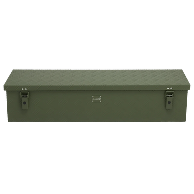 ALUBOX Transportbox 1,5 mm Riffelblech olivgrün pulverbeschichtet
