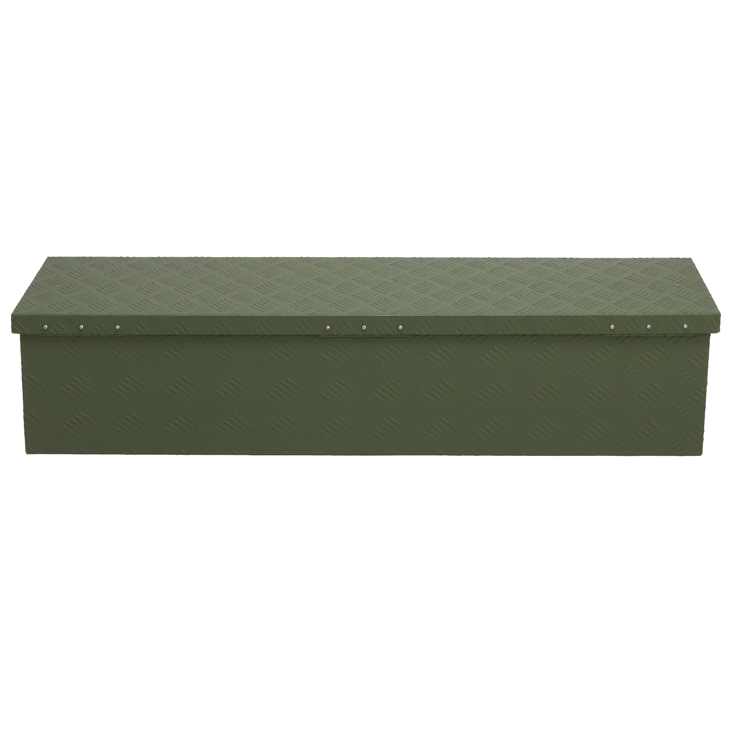 ALUBOX Transportbox 1,5 mm Riffelblech olivgrün pulverbeschichtet