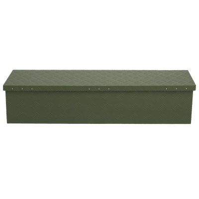 ALUBOX Transportbox 1,5 mm Riffelblech olivgrün pulverbeschichtet