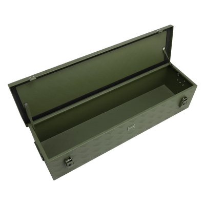 ALUBOX Transportbox 1,5 mm Riffelblech olivgrün pulverbeschichtet