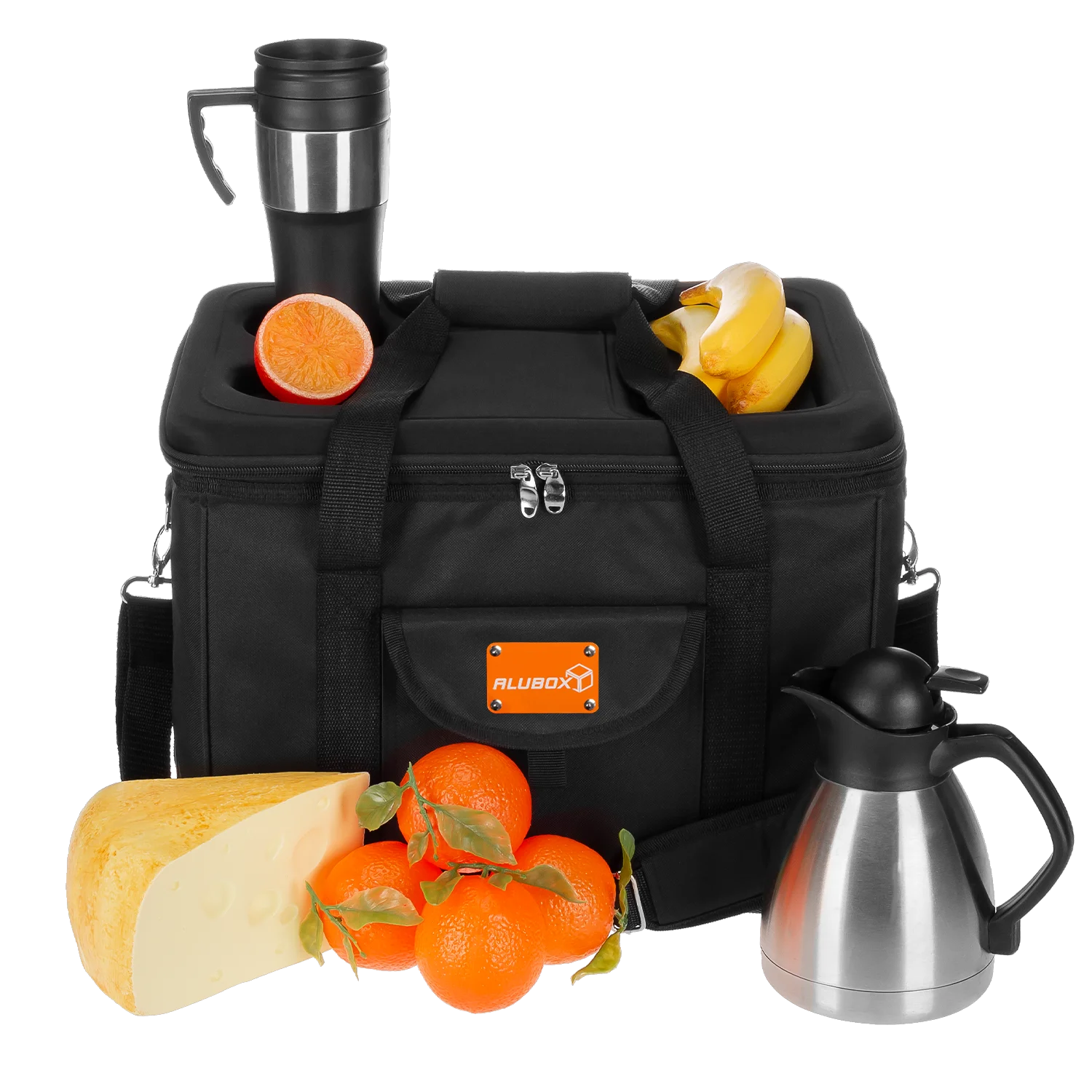 ALUBOX Picknick Kühltasche XL schwarz