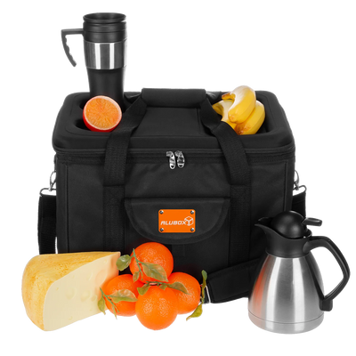 ALUBOX Picknick Kühltasche XL schwarz