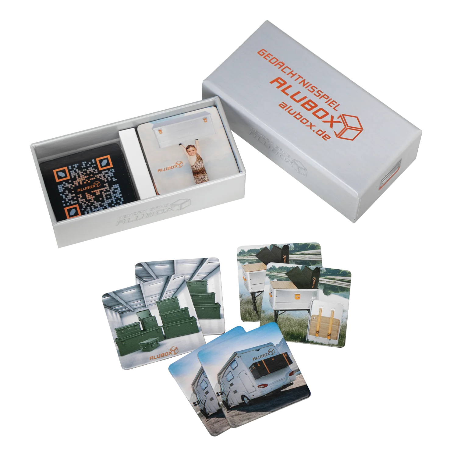 ALUBOX Kistenmatch Kartenspiel