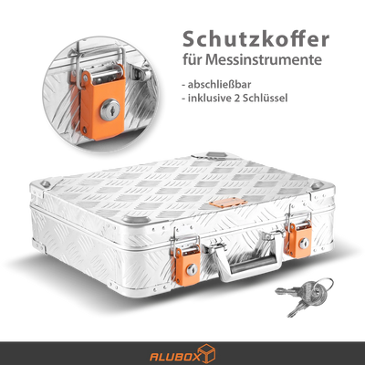 Alubox Gewehrkoffer Aluminium Riffelblech - Größenwahl