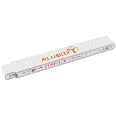 ALUBOX - Zollstock mit Markenlogo