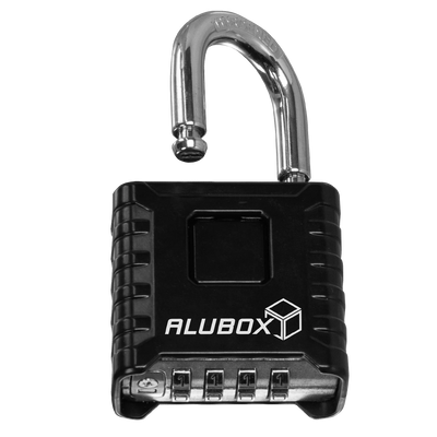 ALUBOX Vorhängeschloss Zahlenschloss 4 stellig Bügelstärke 8mm