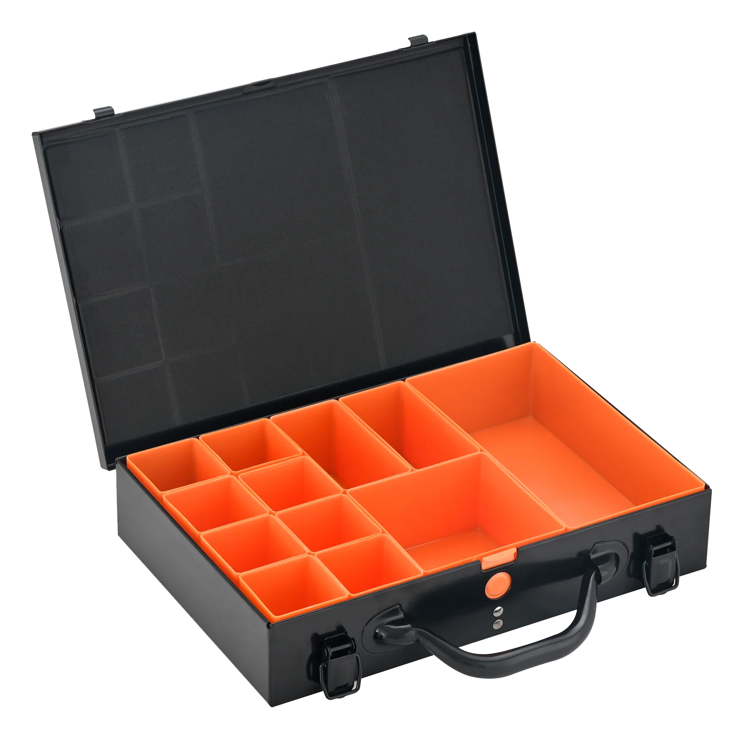ALUBOX Sortimentsbox schwarz Größenwahl klein