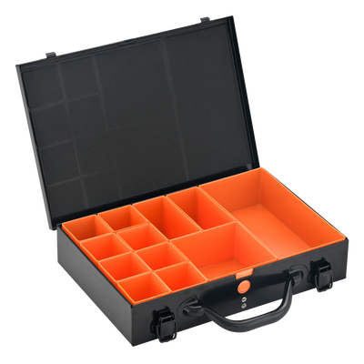 ALUBOX Sortimentsbox schwarz Größenwahl klein