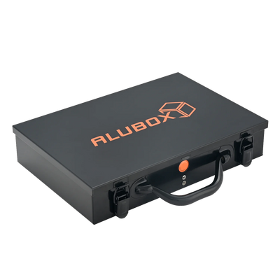 ALUBOX Sortimentsbox schwarz Größenwahl