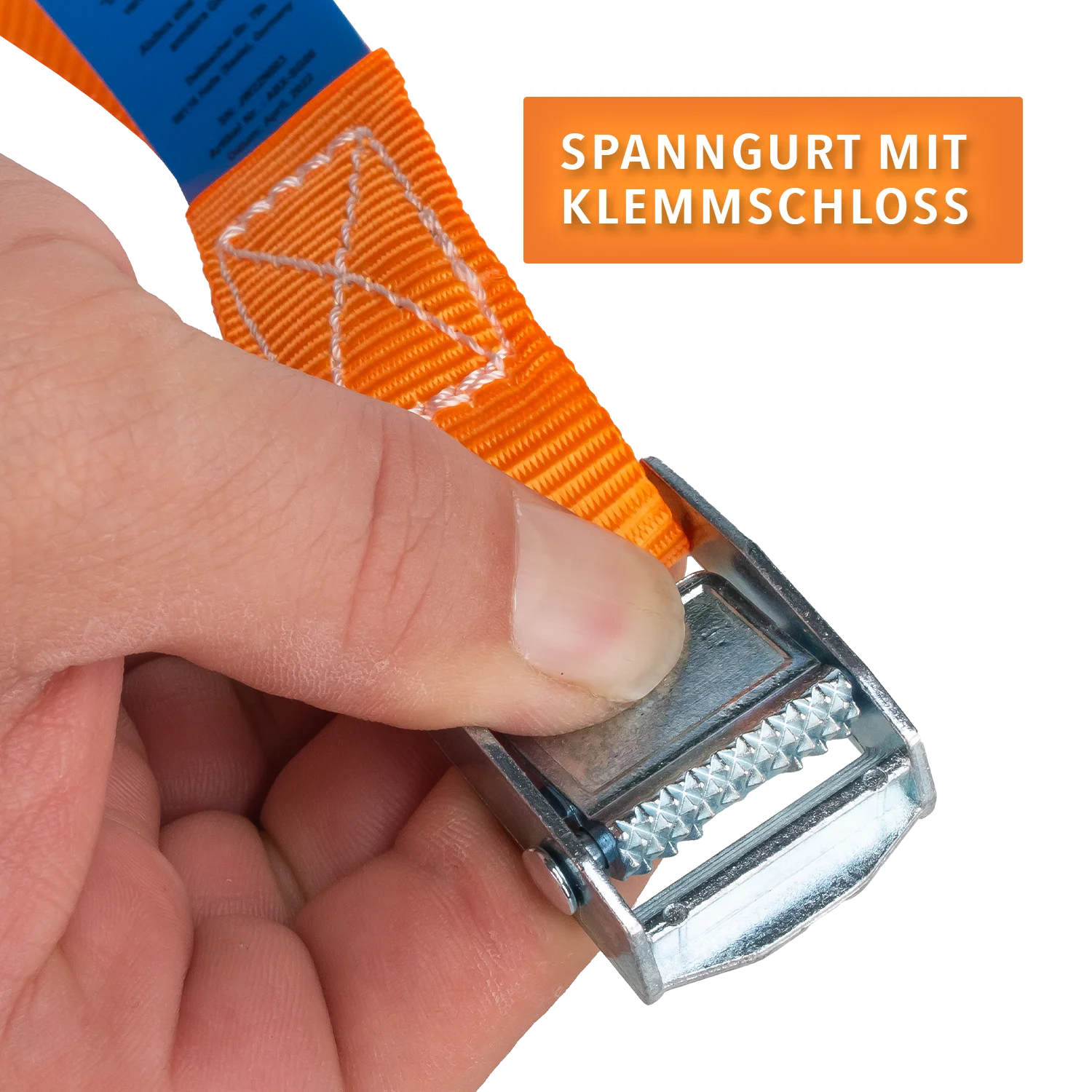 ALUBOX Spanngurt mit Klemmschloss 6 Stück Größenwahl