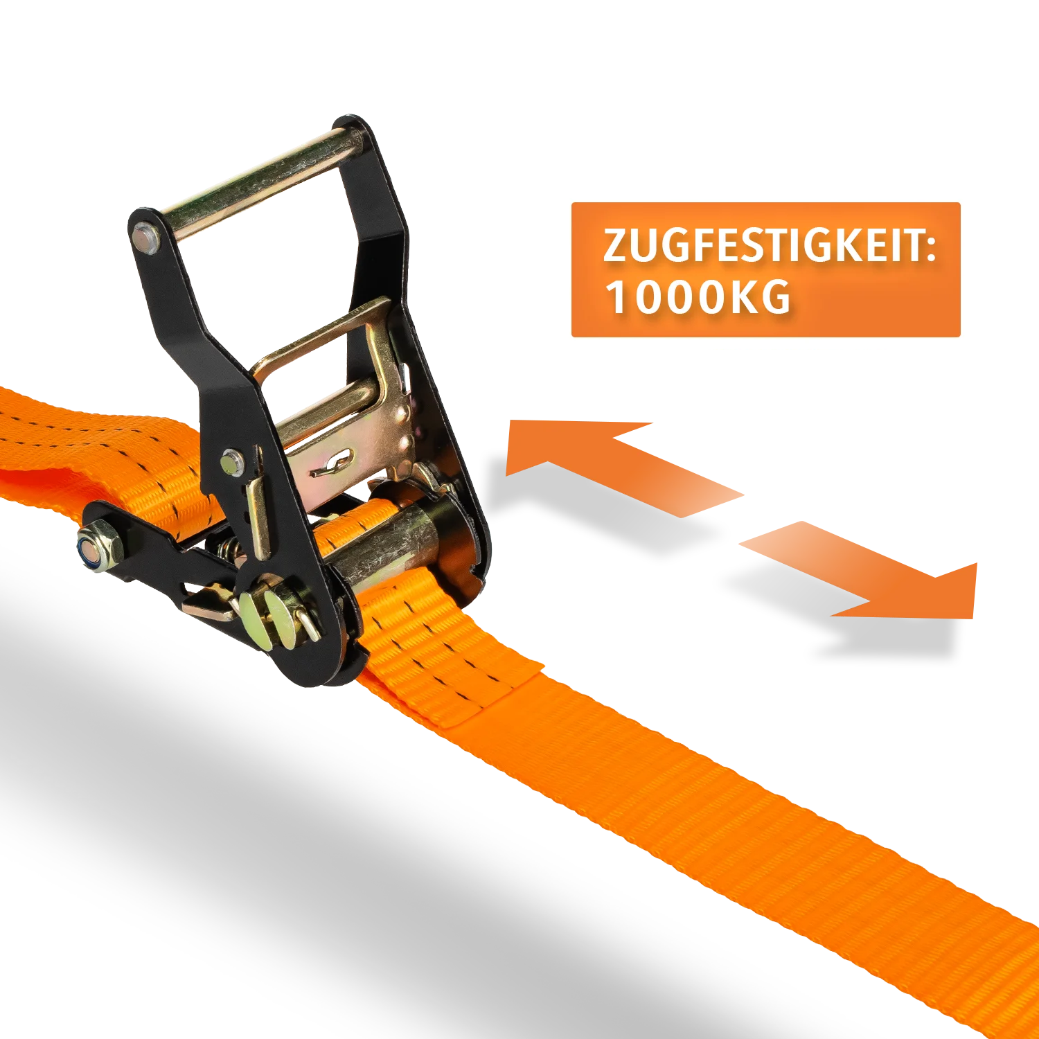 ALUBOX Spanngurte mit J-Haken 4 Stück 38mm breit Größenwahl