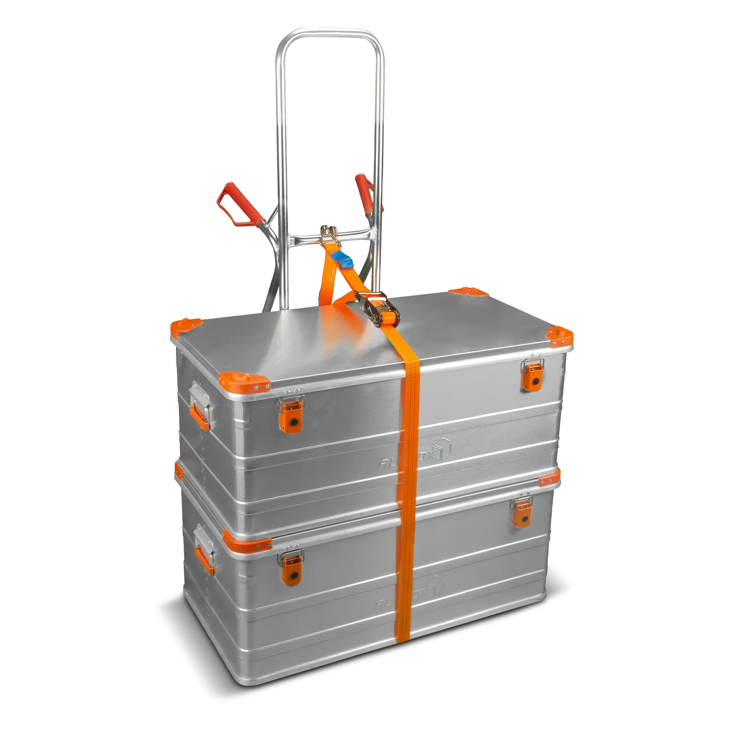 ALUBOX Spanngurte mit J-Haken 4 Stück 38mm breit Größenwahl