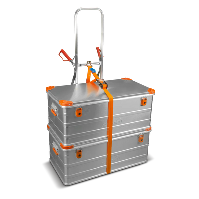 ALUBOX Spanngurte mit J-Haken 4 Stück 38mm breit Größenwahl