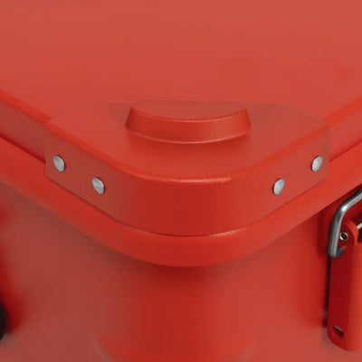 ALUBOX Alukiste Premium Lagerbox 18 - 78 L mit Druckguss Stapelecken rot