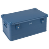 ALUBOX Alukiste Premium Lagerbox 18 - 159 L mit Druckguss Stapelecken blau: 92 L - 775 x 440 x 345
