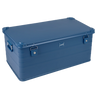 ALUBOX Alukiste Premium Lagerbox 18 - 159 L mit Druckguss Stapelecken blau: 141 L - 895 x 495 x 390