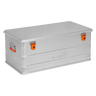 ALUBOX - Original ALU Metallkiste Lagerung mit Deckel: 140 L - 900 x 495 x 370