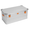 ALUBOX Alu Metallkiste - silber - abschliessbar mit Deckel: 141 L - 895 x 495 x 390