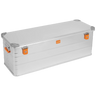 ALUBOX Alu Metallkiste - silber - abschliessbar mit Deckel: 159 L - 1170 x 425 x 400
