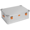ALUBOX Alu Metallkiste - silber - abschliessbar mit Deckel: 114 L - 790 x 600 x 300