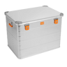 ALUBOX Alu Metallkiste - silber - abschliessbar mit Deckel: 241 L - 790 x 600 x 600