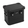 ALUBOX full Black Box - mit Deckel + Stapelecken: 31 L - 420 x 310 x 345