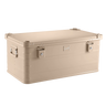Alubox khaki beige – stapelbar, staubdicht mit Gummidichtung: 92 L - 775 x 440 x 345