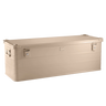 Alubox khaki beige – stapelbar, staubdicht mit Gummidichtung: 159 L - 1170 x 425 x 400