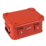 ALUBOX pulverbeschichtete Alukiste stapelbar - Rot: 18 L - 420 x 310 x 200